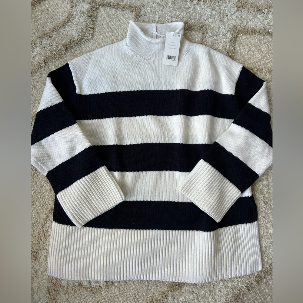 Vince merino wool cotton sweater - Picture 4 of 8